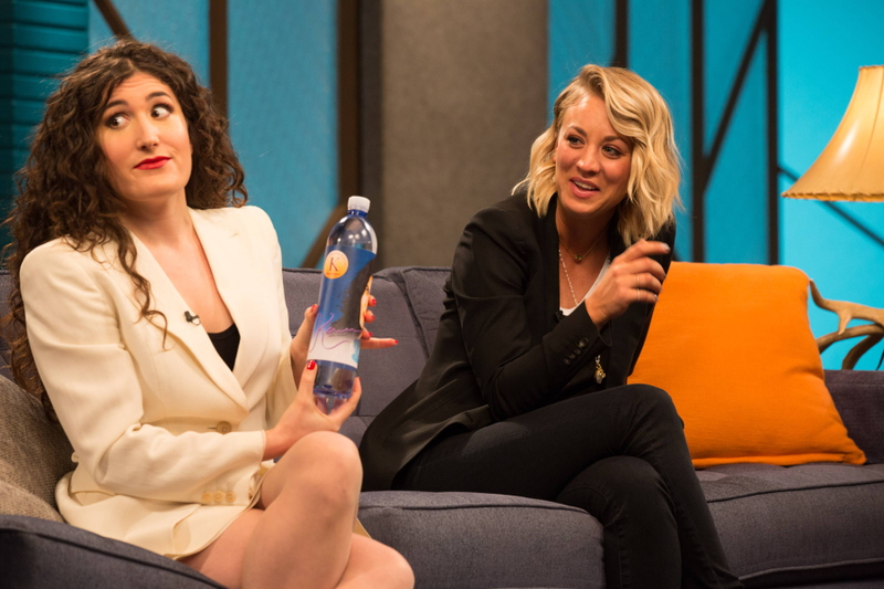 As Werner Herzog would say, “None of this makes sense but it amusing nonetheless.” Kate Berlant and Kaley Cuoco (Photo: Roger Snider/IFC)